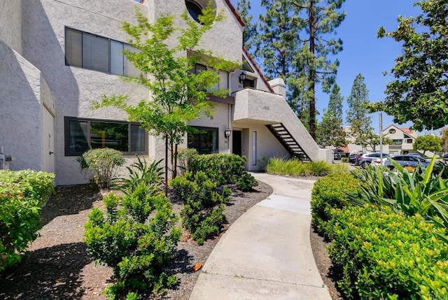 11855 Caminito Ronaldo Unit 108, San Diego, CA 92128 - view of building exterior with stairway