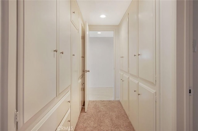 4612 W 132nd St, Hawthorne, CA 90250 - hallway featuring light colored carpet and recessed lighting