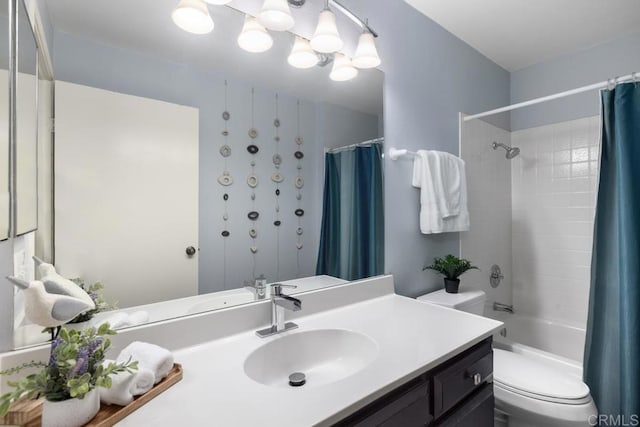 7780 Parkway Dr Unit 703, La Mesa, CA 91942 - full bathroom with vanity, toilet, and shower / bath combo
