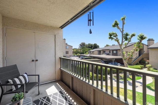 7780 Parkway Dr Unit 703, La Mesa, CA 91942 - balcony featuring a residential view