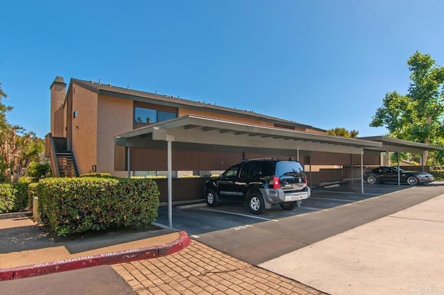 7780 Parkway Dr Unit 703, La Mesa, CA 91942 - view of covered parking lot