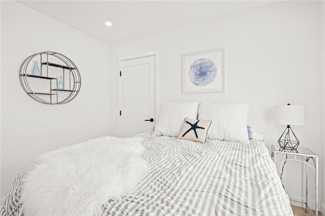 453 N Walker Ave, San Pedro, CA 90732 - bedroom featuring baseboards and recessed lighting