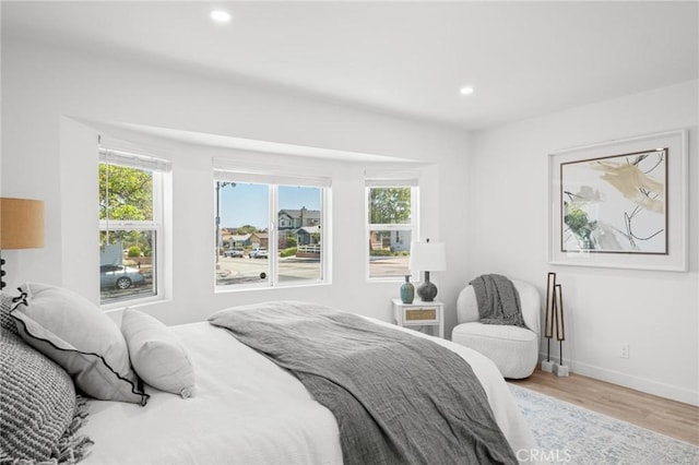 453 N Walker Ave, San Pedro, CA 90732 - bedroom with multiple windows, wood finished floors, baseboards, and recessed lighting