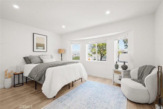 453 N Walker Ave, San Pedro, CA 90732 - bedroom with light wood finished floors, recessed lighting, and baseboards