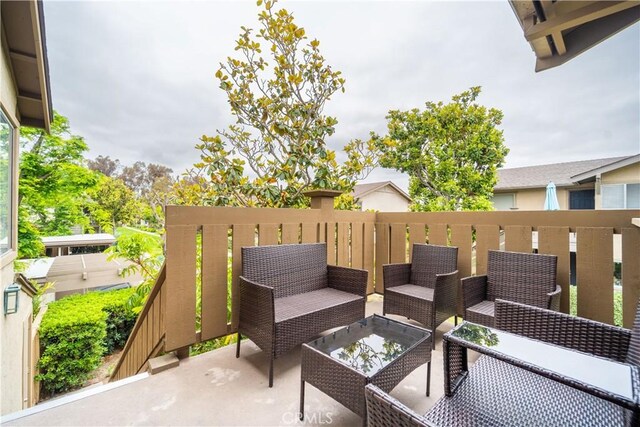 46 Echo Run Unit 16, Irvine, CA 92614 - view of patio / terrace featuring an outdoor hangout area