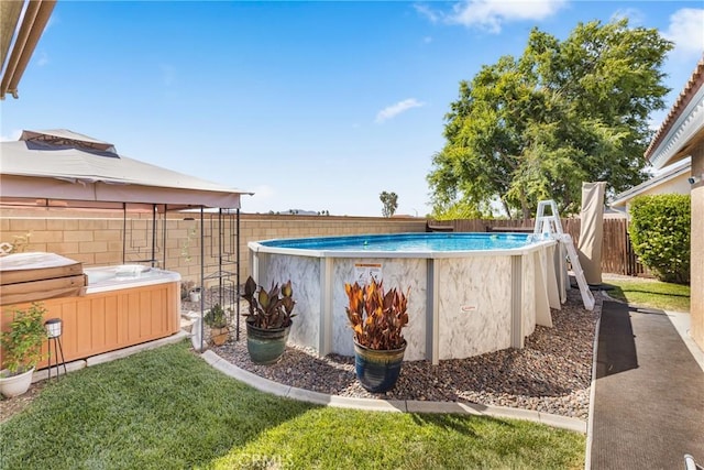 27141 Calle Ayrton, Menifee, CA 92586 - view of swimming pool with a gazebo
