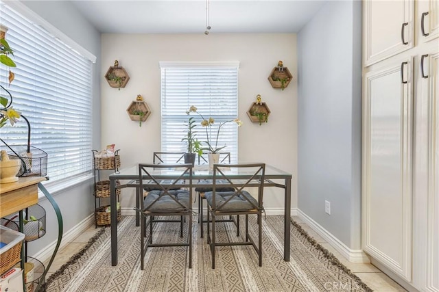 27141 Calle Ayrton, Menifee, CA 92586 - dining room featuring light tile patterned floors and baseboards