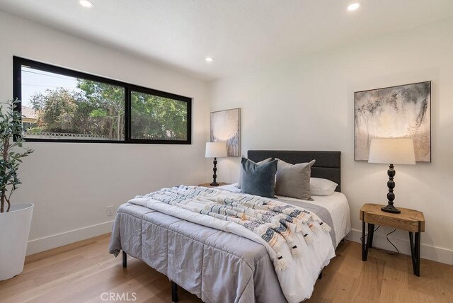 1932 Chapman Rd, Claremont, CA 91711 - bedroom featuring wood finished floors, recessed lighting, and baseboards