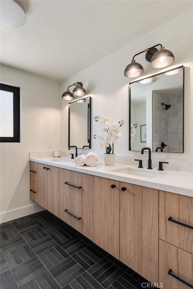 1932 Chapman Rd, Claremont, CA 91711 - bathroom with double vanity and baseboards