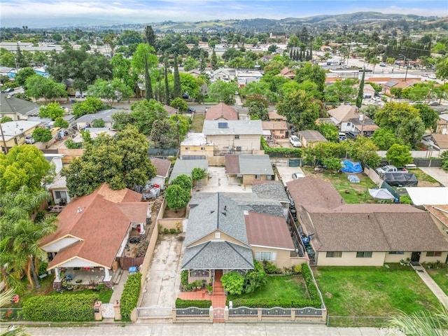 1040 W 3rd St, Pomona, CA 91766 - aerial perspective of suburban area featuring mountains