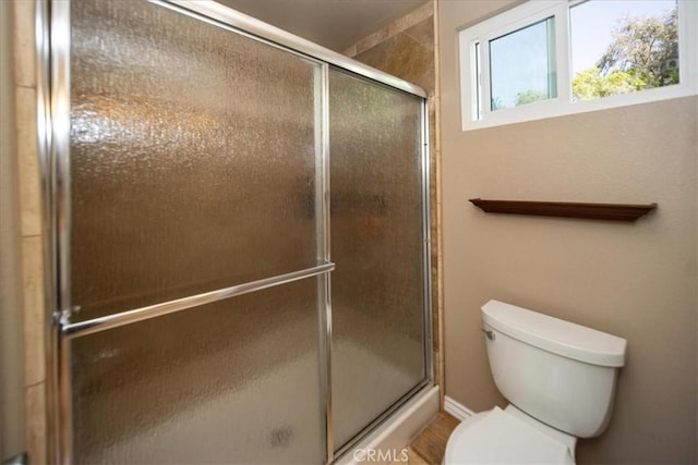 29911 Cactus Pl, Temecula, CA 92592 - bathroom featuring toilet and a shower with door
