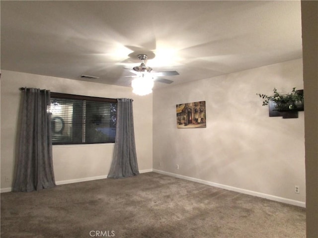 1575 Santa Inez Ct, Merced, CA 95340 - carpeted spare room with a ceiling fan and baseboards