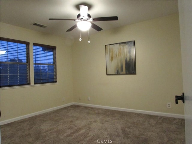 1575 Santa Inez Ct, Merced, CA 95340 - carpeted spare room with a ceiling fan and baseboards