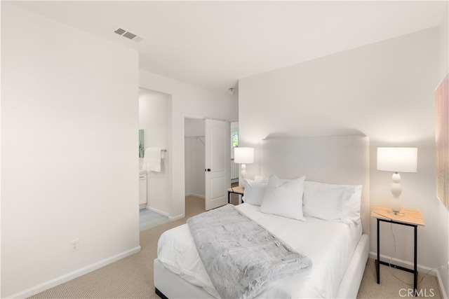 19139 Chandon Ln, Huntington Beach, CA 92648 - bedroom featuring carpet flooring, baseboards, a walk in closet, and a closet