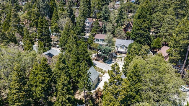 1244 Bear Springs Rd, Twin Peaks, CA 92391 - aerial view of a heavily wooded area