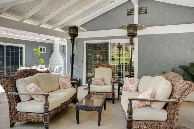 6505 Smoke Tree Ave, Oak Park, CA 91377 - view of patio with an outdoor living space