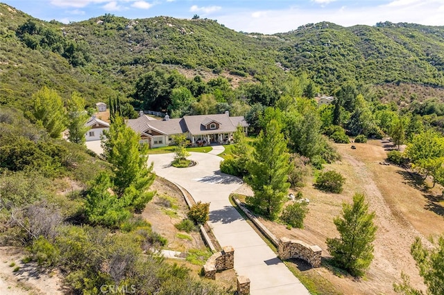 41275 Hacienda Dr, Murrieta, CA 92562 - view from above of property featuring a mountainous background