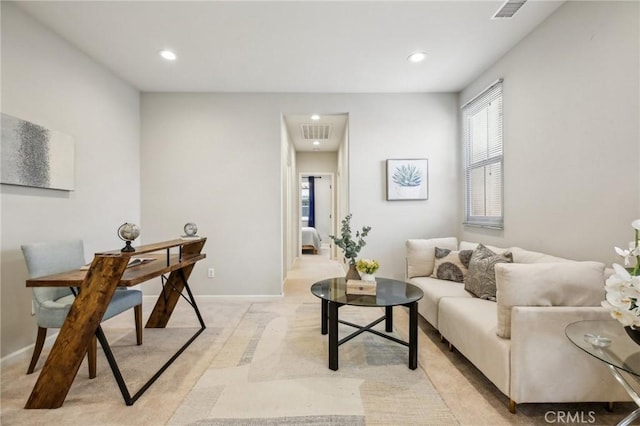114 Desert Lotus, Irvine, CA 92618 - living room with recessed lighting and baseboards