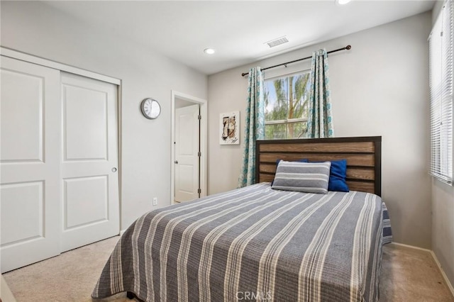 114 Desert Lotus, Irvine, CA 92618 - carpeted bedroom featuring recessed lighting, a closet, and baseboards