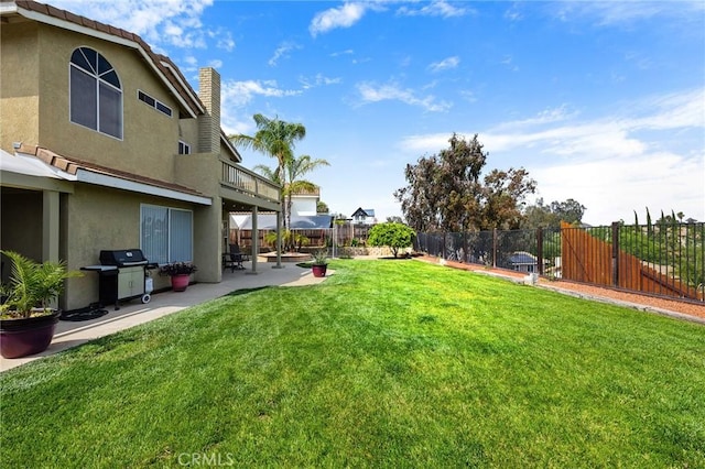40678 Alondra Dr, Murrieta, CA 92562 - view of yard with a balcony and a patio area