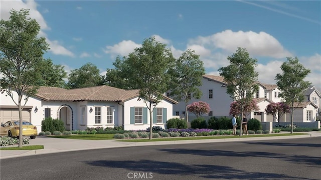6525 Etiwanda Ave, Rancho Cucamonga, CA 91739 - mediterranean / spanish home featuring a tiled roof, stucco siding, and an attached garage