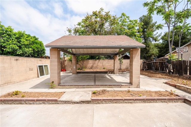 14609 Clark St, Baldwin Park, CA 91706 - fenced backyard featuring a patio area and a gazebo