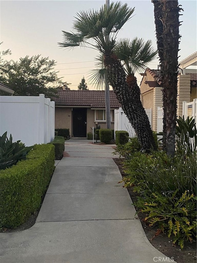 708 W Lambert Rd Unit 6, La Habra, CA 90631 - exterior space featuring a tiled roof and stucco siding