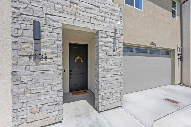 7902 Belluno Way, San Diego, CA 92126 - property entrance featuring a garage