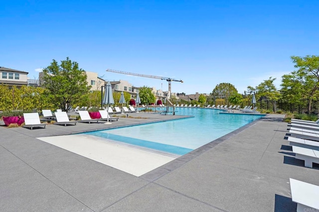 7902 Belluno Way, San Diego, CA 92126 - community pool featuring a patio area
