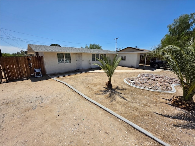 15533 Louise St, Victorville, CA 92395 - rear view of house with stucco siding