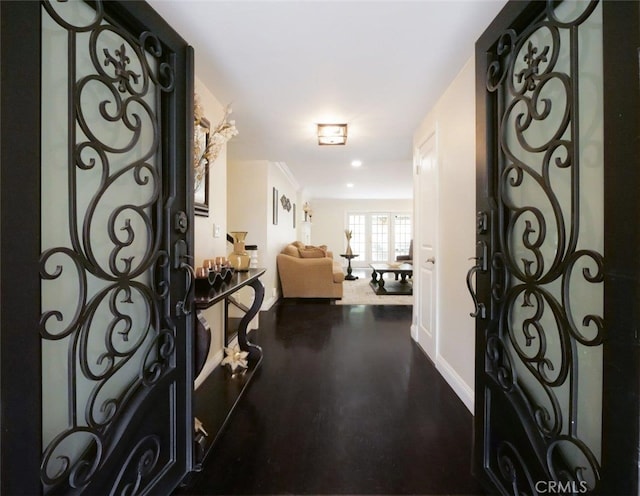 4784 Browndeer Ln, Rancho Palos Verdes, CA 90275 - foyer with baseboards and wood finished floors