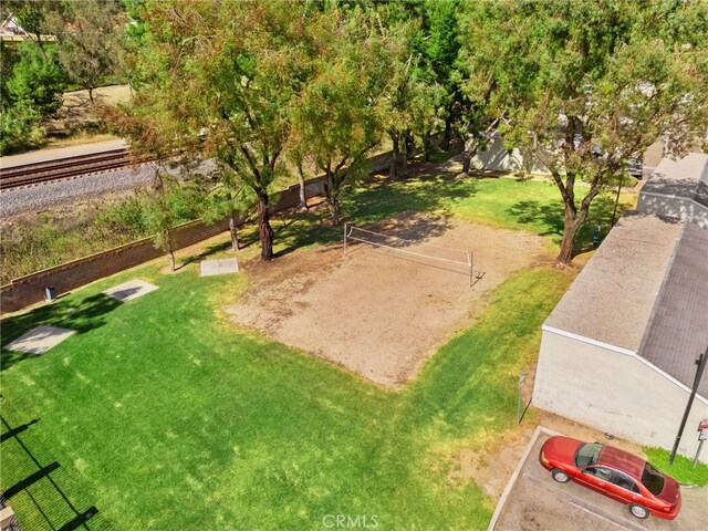 23478 Cambridge Rd Unit 296, Yorba Linda, CA 92887 - view of green lawn with volleyball court