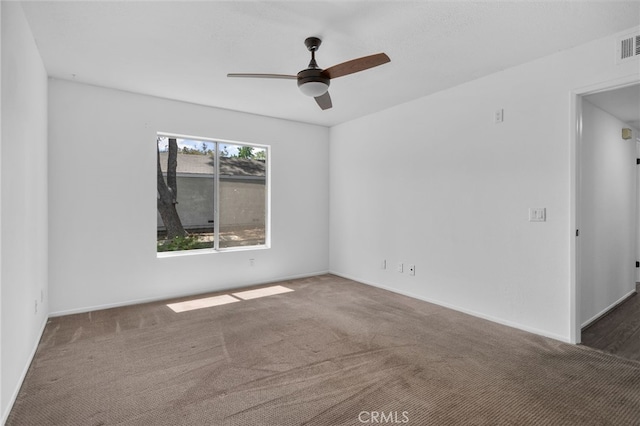 23478 Cambridge Rd Unit 296, Yorba Linda, CA 92887 - empty room featuring ceiling fan, carpet, and baseboards