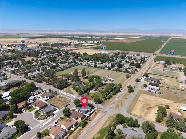 1095 Glenwood Ln, Willows, CA 95988 - aerial view of property's location with a mountain backdrop