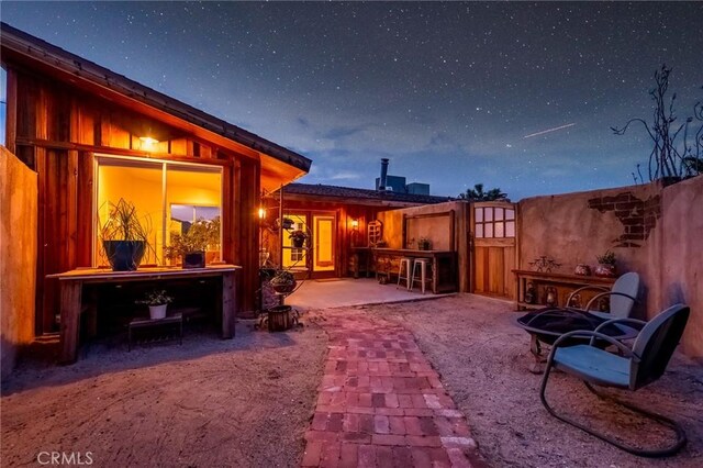 8830 Quail Springs Rd, Joshua Tree, CA 92252 - rear view of property featuring a patio