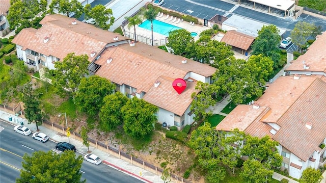 901 Golden Springs Dr Unit D13, Diamond Bar, CA 91765 - aerial view of a pool area
