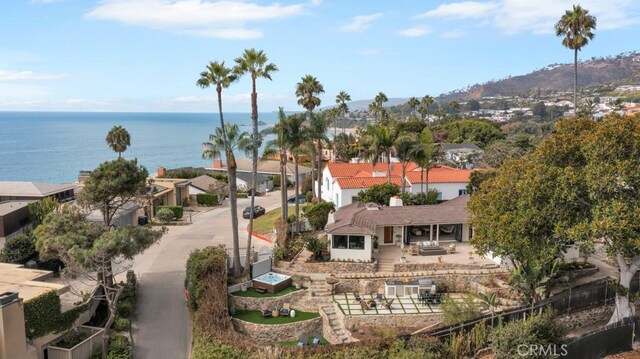 10 Camel Pt, Laguna Beach, CA 92651 - aerial view of residential area with a nearby body of water
