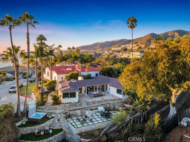 10 Camel Pt, Laguna Beach, CA 92651 - view of subject property featuring mountains