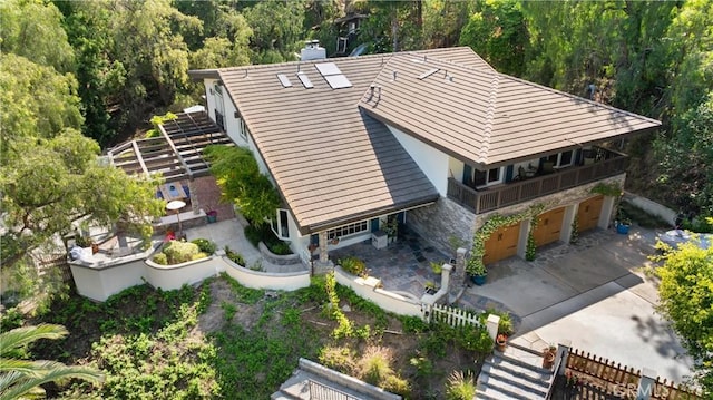 1761 Lemon Ter, North Tustin, CA 92705 - aerial view of property and surrounding area featuring a forest