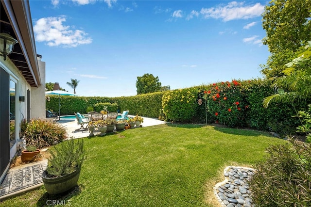 4435 Via Del Prado, Yorba Linda, CA 92886 - fenced backyard with a patio