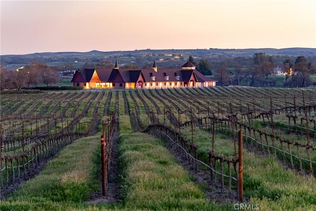 5010 Gate 4 Rd, Paso Robles, CA 93446 - aerial view at dusk of a rural view and agricultural area