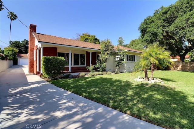 2953 E California Blvd, Pasadena, CA 91107 - single story home featuring an outdoor structure and a chimney