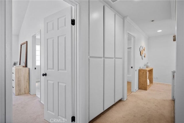 25839 Cypress St Unit B, Lomita, CA 90717 - corridor with light carpet and recessed lighting