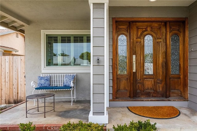 13061 Rosalind Dr, North Tustin, CA 92705 - doorway to property with covered porch