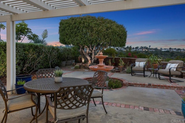 7414 Lantana, Carlsbad, CA 92011 - view of patio with a pergola and outdoor dining space