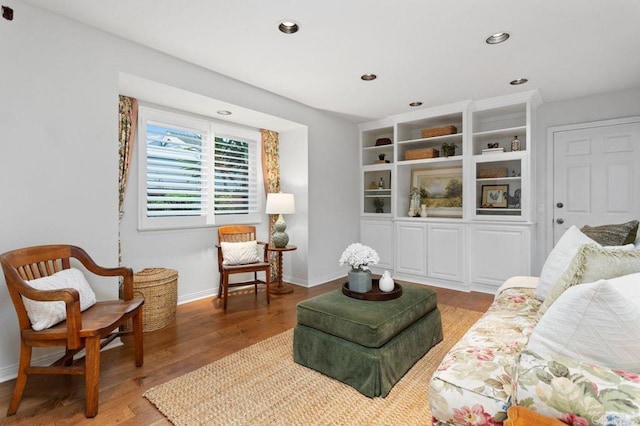 7414 Lantana, Carlsbad, CA 92011 - living room with light wood finished floors and recessed lighting