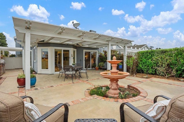 7414 Lantana, Carlsbad, CA 92011 - view of patio featuring a pergola