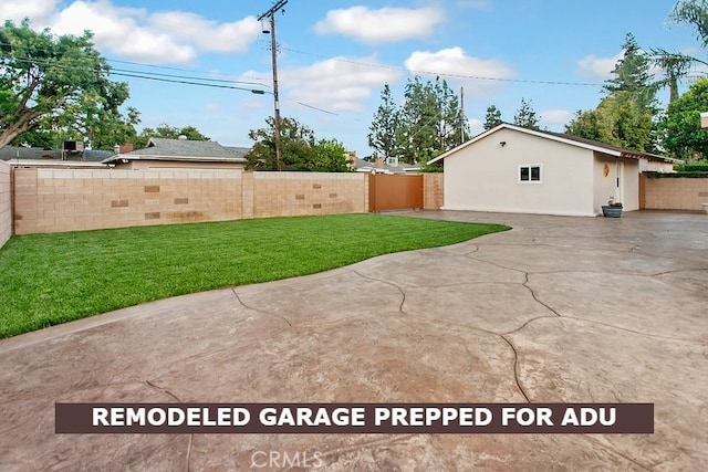 7710 Shoup Ave, West Hills, CA 91304 - view of yard featuring a patio