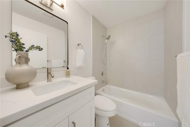 187 S Catalina Ave Unit 4, Pasadena, CA 91106 - bathroom featuring vanity, toilet, and shower / washtub combination