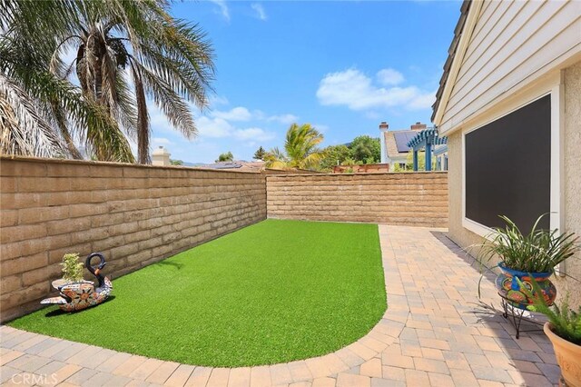 5787 Blackbird Ln, La Verne, CA 91750 - fenced backyard featuring a patio